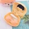 DoyiFun 2 Pcs Cute Dog Contact Lens Case Travel Kit Portable Animal Contact Lens Box Holder Soak Storage Container with Mirror Bottle Tweezers Stick Remover Tool view 3