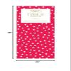 Caspari Painted Dots Tissue Paper in Red & Green Foil - 16 Sheets Included view 2