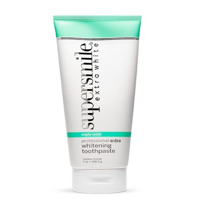 Supersmile Extra White Triple Mint Whitening Toothpaste  Professional Formula for Visibly Whiter Teeth  Whitens Up to 9 Shades, 7 oz