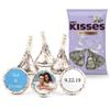 3 lb Candy Wedding Favors DIY Personalized Kisses (Approx 300 Kisses) - Light Blue view 1