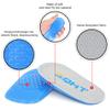SQHT Heel Lift for Achilles Tendonitis, Heel Pain and Leg Length Discrepancy, Shoe Inserts for Men and Women (Blue&Beige, Small (0.6" Height)) view 2