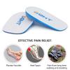 SQHT Heel Lift for Achilles Tendonitis, Heel Pain and Leg Length Discrepancy, Shoe Inserts for Men and Women (Blue&Beige, Small (0.6" Height)) view 3