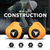 Decibullz - 25 Pairs Custom Moldable Earplugs Bulk Pack, 31dB Highest NRR, Comfortable Ear Protection for Safety, Work, Shooting, Individually Wrapped, Orange view 3