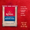 Authentic Royal Basmati Rice, 15 Pound Bag, White view 3