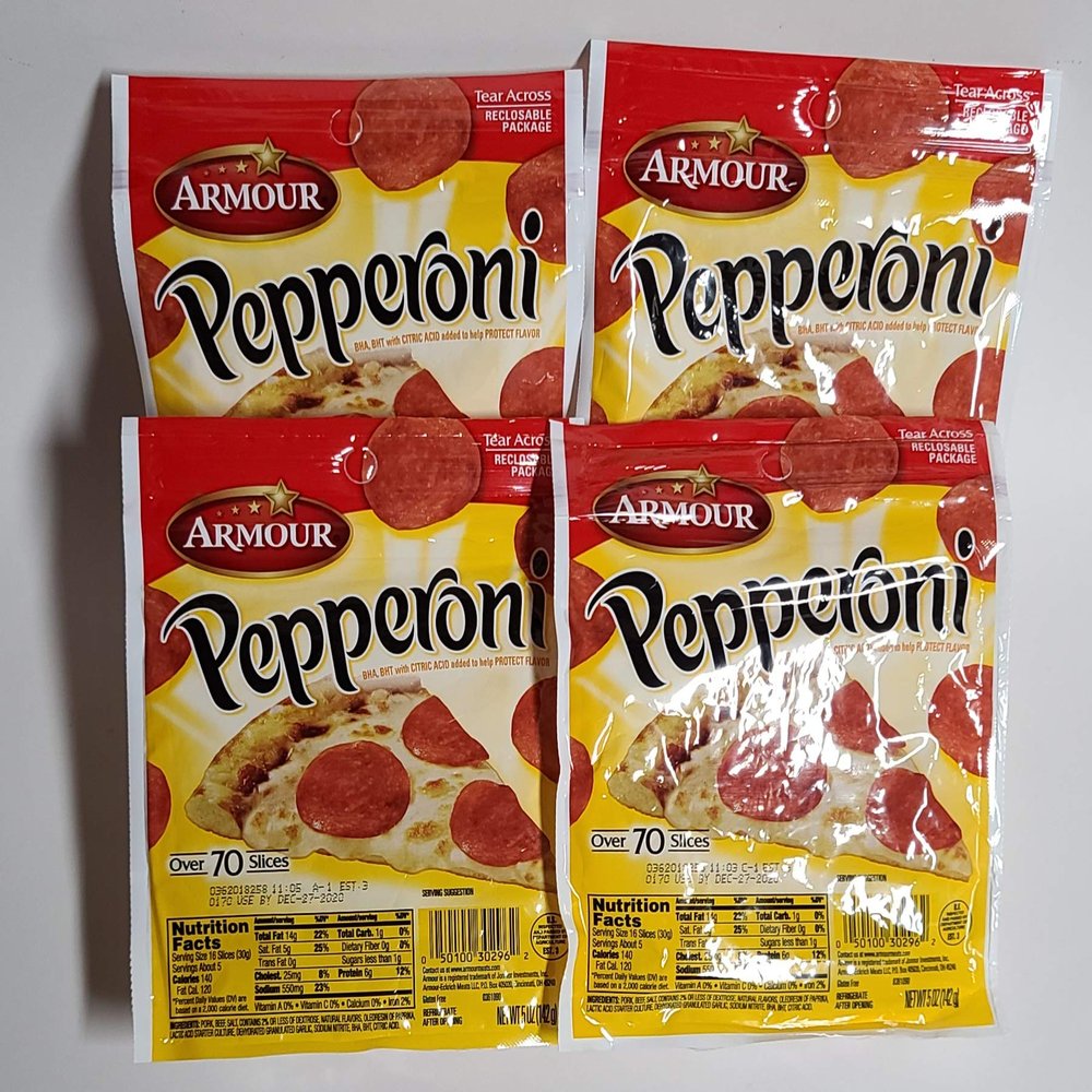 Armour Pepperoni Slices, 5oz bag (4 Pack)