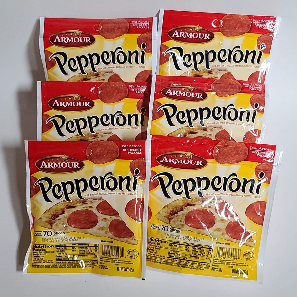 Armour Pepperoni Slices, 5oz bag (6 Pack)