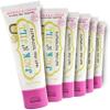 Jack N' Jill Natural Toothpaste for Kids - Fluoride Free Toothpaste, 40% Xylitol, BPA Free - Berries N' Cream, 1.76 oz (Pack of 6) view 1