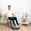 GLOBAL RELAX | VITALZEN PRO | Foot and Leg Massager | Massage with Compression Therapy, Kneading and Heat | Relaxation Aid | Machine to Relief Pain and Muscle Tension in Feet, Ankles and Calves| Blue view 3