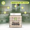 NatureVit Baker's Instant Dry Yeast, 200g | Premium Yeast for Baking Bread, Pizza, Cake, Doughnuts, and Wines | Fast-Rising & Long Shelf Life view 4