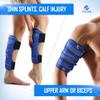 Shin Splint Ice Packs, HSA and FSA Eligible Reusable Hot and Cold Therapy Wrap | Leg or Calf Pain Relief | Advanced Soft Gel Technology | Freezable and Microwavable | Running Injuries & Recovery view 3