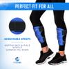 Shin Splint Ice Packs, HSA and FSA Eligible Reusable Hot and Cold Therapy Wrap | Leg or Calf Pain Relief | Advanced Soft Gel Technology | Freezable and Microwavable | Running Injuries & Recovery view 4