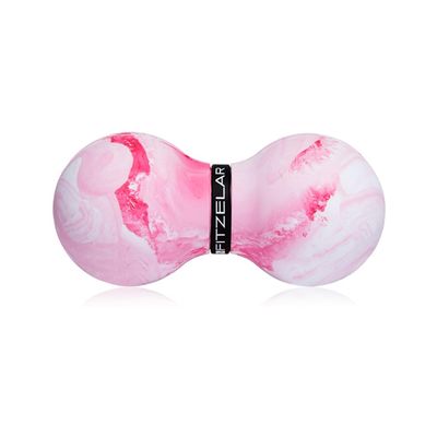 FITZELAR Double Lacrosse Massage Ball for Myofascial Release, SGS Certification, Massage Deep Tissue for Waist Back Feet, Trigger Point Therapy, Muscle Knots, Peanut Massage Ball for Muscle Pain