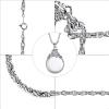 2.5X Magnifier Pendant Retro Magnifying Glass Necklace for Women Monocle for Eye Portable Pocket Magnifier Jewerly Long Chain Magnifying Monocle Lens for Reading Books Magazine Newspaper view 2