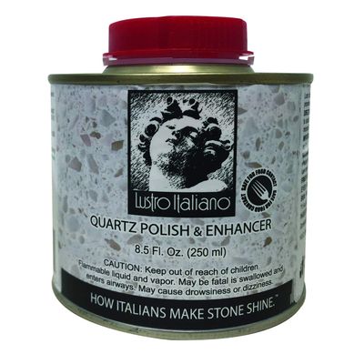 Lustro Italiano Quartz Countertop Polish and Enhancer, 8.5 Fl. Oz