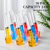 FOCUSLINE 50 Pack Jelly Shot Syringes, 2 OZ Capacity Plastic Shot Glasses, Durable Jelly Shot Syringes with Lid, Perfect for Halloween, Thanksgiving, Christmas view 3