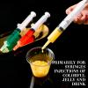 FOCUSLINE 50 Pack Jelly Shot Syringes, 1.5 OZ Capacity Plastic Shot Glasses, Durable Jelly Shot Syringes with Lid, Perfect for Halloween, Thanksgiving, Christmas view 4