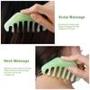 2pcs Massage Comb, Guasha Scraping Scalp Comb, Multi-Functional Handheld Head Massage Tool, Meridians Massager for Head Caring, Relaxation, Physical Therapy, Acupoint Treatment - Plastic Material view 2