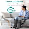 Nekteck Leg Compression Massager for Circulation and Relaxation, FSA Eligible Foot and Calf Massage Machine 2 Modes 3 Intensities with Hand-held Controller for Pain Relief, HSA Adjustable Leg Wraps view 3
