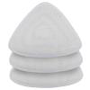 VCLENA 3 Pack Microfiber Steam Mop Replacement Refill Refills Triangle Mop Pads Fit for Steam Mop Cleaner,White Mop Replacement view 1