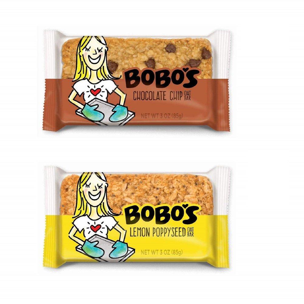 Bobo's Oat Bars, Chocolate Chip and Lemon Poppyseed Variety Pack