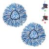 BonusLife 2-Pack Mop Head for O-Ceda RinseClean Spin Mop Refill 2-Tank System Only Easy Cleaning Microfiber Replacement view 1