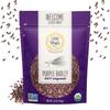 1000 Springs Mill - Organic Purple Barley | Used for Cereals, Salads, Whole Wheat Bread, Fresh Barley Flour, Sprouting Seeds, and more | Bulk Dried Grain | Resealable Bag | 16oz (Pack of 1) view 1