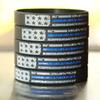 Twenty (20) Worn Distressed Flag Blue Line Wristbands view 4