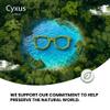 Cyxus Blue Light Glasses for Woman, Reduce Eye Strain Ideal for Office Working, Studying Ultra-Light TR90 for All-Day Comfort view 3