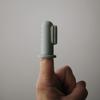 mushie Baby Finger Toothbrush (Tradewinds/Stone) 2-Pack view 2