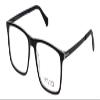 Vivid Designer Reading Eye Glasses 891 in Glossy Black/Crystal Clear 55 mm +2.00 view 1