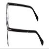 Vivid Designer Reading Eye Glasses 891 in Glossy Black/Crystal Clear 55 mm +2.00 view 3