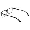 Vivid Designer Reading Eye Glasses 891 in Glossy Black/Crystal Clear 55 mm +2.50 view 4
