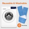Superio Microfiber Mop Replacement Head, 16 inch Damp Mop Pad Refill for Miracle Mop Dusting and Spray Mop, attaches to Velcro mop(6 Pack) view 4