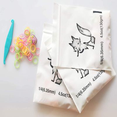 300 Pcs SmileTech Dental Elastic Neon Brace Bands 4.5 OZ 1/4 Neon Orthodontic Teeth Gaps Rubber Bands Dreadlocks Hair Braids Fix Tooth Gap, Free Elastic Placer