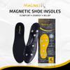 MagnetRX Magnetic Inserts for Shoes  Effective Magnetic Shoe Inserts with Foot Magnets  Gel Comfort Magnet Insoles for Men (Mens: US 712 / EU 4146) view 3