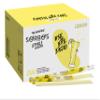 Sorbos Edible Straws, Lemon Flavored, Sustainable, Individually Packaged, No Plastic, No Allergens, No Gluten, No PFAS, 100 Percent Biodegradable, 7.4 inches long (Pack of 200) view 1