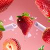 Sorbos Edible Straws, Strawberry Flavored, Sustainable, Individually Packaged, No Plastic, No Allergens, No Gluten, No PFAS, 100 Percent Biodegradable, 7.4 inches long (Pack of 200) view 3