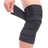 (2 Pack) 1 Pair Elastic Knee Brace Compression Bandage Straps Wraps Support for Legs Pain Relief Knee Pad Sleeve for Women Men Running Basketball Tennis Soccer Football view 1