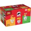 Pringles Potato Chips; Original; Cheddar Cheese; Sour Cream And Onion, 0.74 Oz Canister, 48/carton view 1