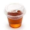 Golden Apple Cup series, 12oz 50sets Clear Plastic cups with Sip lids (Strawless) 50Cups+50Lids, BPA Free view 1