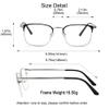 Blue Light Blocking Glasses, Anti Eyestrain, TV Glasses for Women Men, Anti UV, Anti Glare view 4