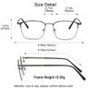 Blue Light Blocking Glasses, Anti Eyestrain, TV Glasses for Women Men, Anti UV, Anti Glare view 4