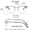 Blue Light Blocking Glasses, Anti Eyestrain, TV Glasses for Women Men, Anti UV, Anti Glare view 4