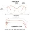 Blue Light Blocking Glasses, Anti Eyestrain, TV Glasses for Women Men, Anti UV, Anti Glare view 3