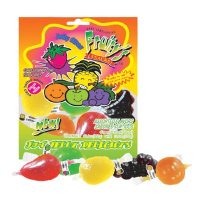 DinDon JU-C Jelly Fruity Snacks Golosinas de Sabores 11.8 oz Bag 3 Pack (JU-C Jelly) - SET OF 2