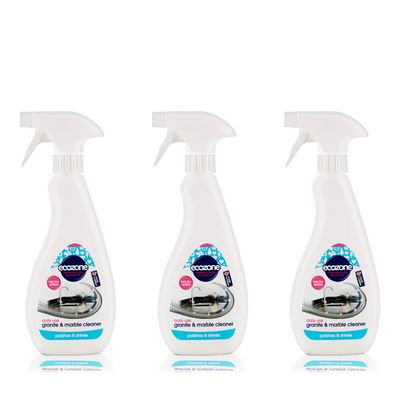 Ecozone Granite & Marble Cleaner. Pack of 3