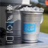 Top Cup  16 Ounce, 30 Count, Reusable Aluminum Party Cups | Cold-Holding, Recyclable, Made in USA view 2