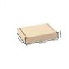 Ellbest 50Pack Kraft Paper Boxes, Corrugated Mailing Cardboard Packing Box for Jewelry Wraping Shipping, Storaging Small Item, Brown, 3.5 x 2.6 x 0.7 inches, Small Shipping Boxes view 2