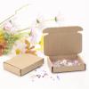 Ellbest 50Pack Kraft Paper Boxes, Corrugated Mailing Cardboard Packing Box for Jewelry Wraping Shipping, Storaging Small Item, Brown, 3.5 x 2.6 x 0.7 inches, Small Shipping Boxes view 4
