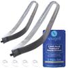 Snugell AirFit P10 Headgear Strap Replacement for Nasal Pillow Mask CPAP Accessories with 4 Adjustment Clips  Durable Premium Elastic Providing Secure Comfortable Sleep Therapy, 2 Pack - Gray view 1